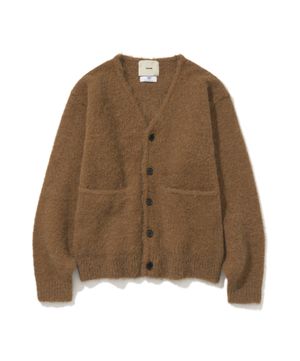 RIPELY ALPACA HAIRY CARDIGAN #1