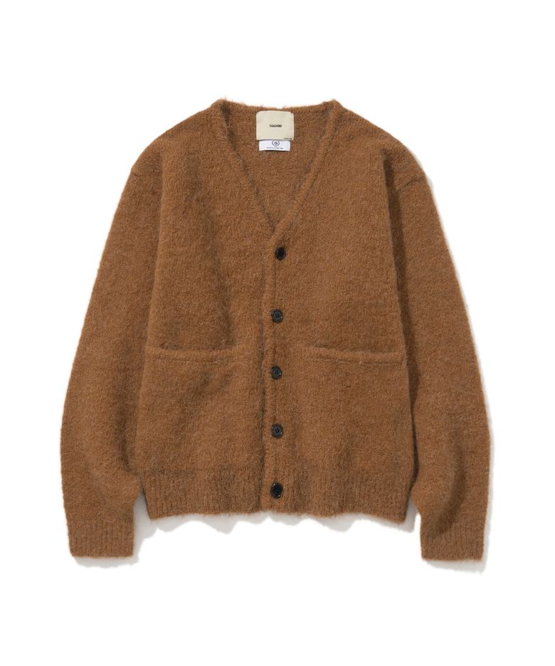 RIPELY ALPACA HAIRY CARDIGAN #1