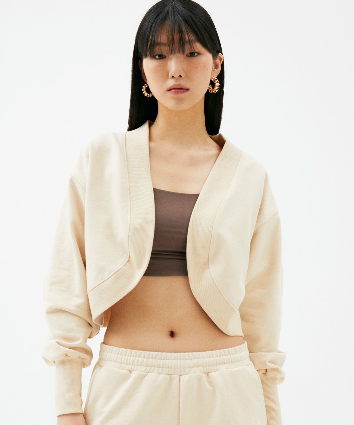 에디터블 시나리오(EDITABLE SCENARIO) ES 테리 가디건 [페일 옐로우]