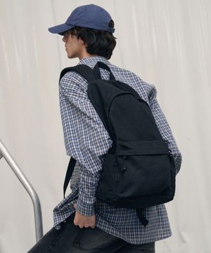 바시티 코튼 백팩 [BLACK]