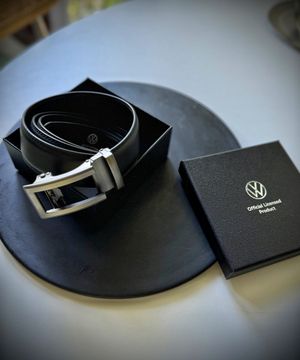 사각 프레임 소가죽 자동벨트 2종 택1