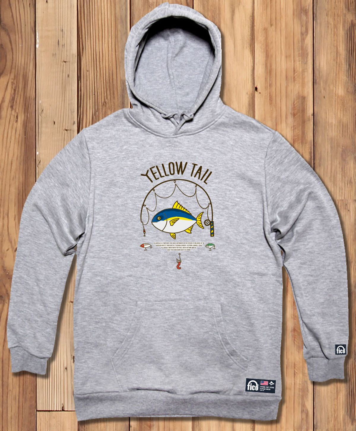 돌돌(DOLDOL) FICO-HOODY-218  익스트림 낚시 브랜드 피코앵글러 방어 부시리 후드티
