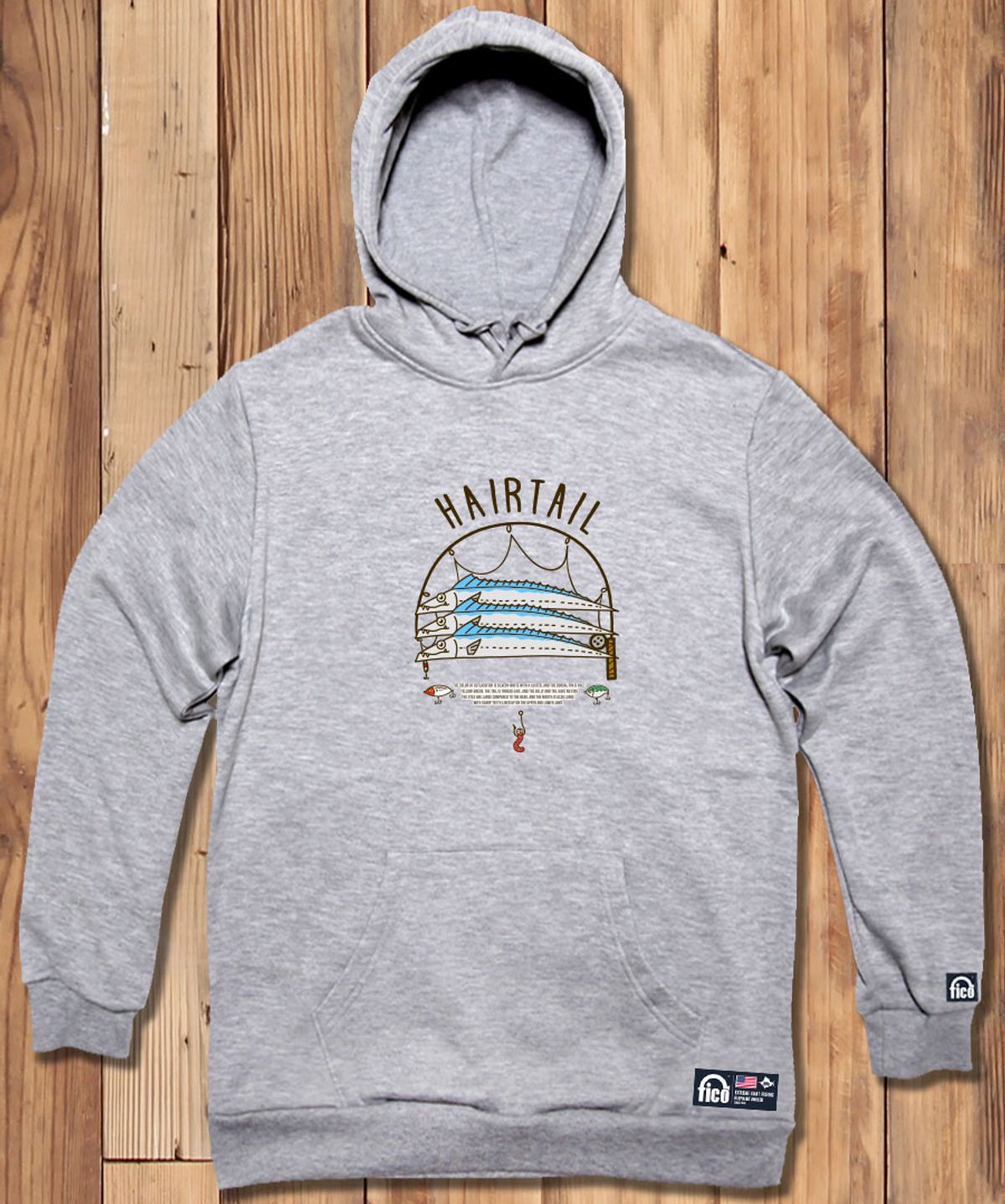 돌돌(DOLDOL) FICO-HOODY-219  익스트림 낚시 브랜드 피코앵글러 갈치 후드티