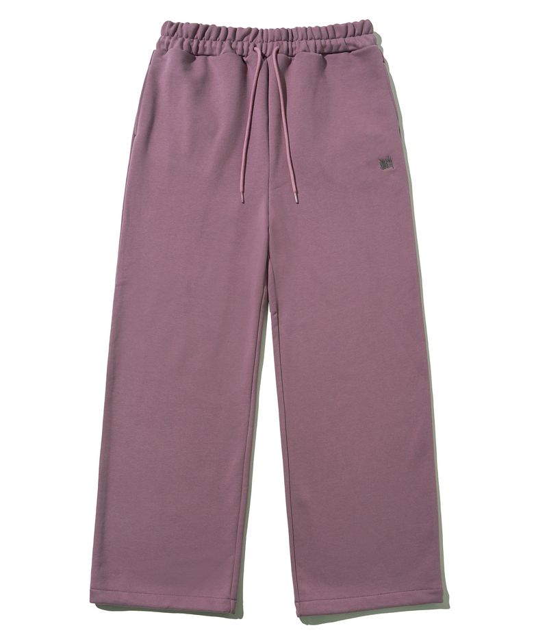 BB TAG WIDE FIT SWEAT PANTS - VIOLET