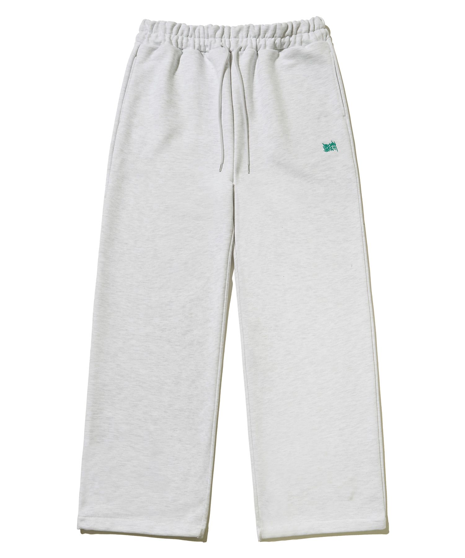 MUSINSA | BROWNBREATH BB TAG WIDE FIT SWEAT PANTS - ASH