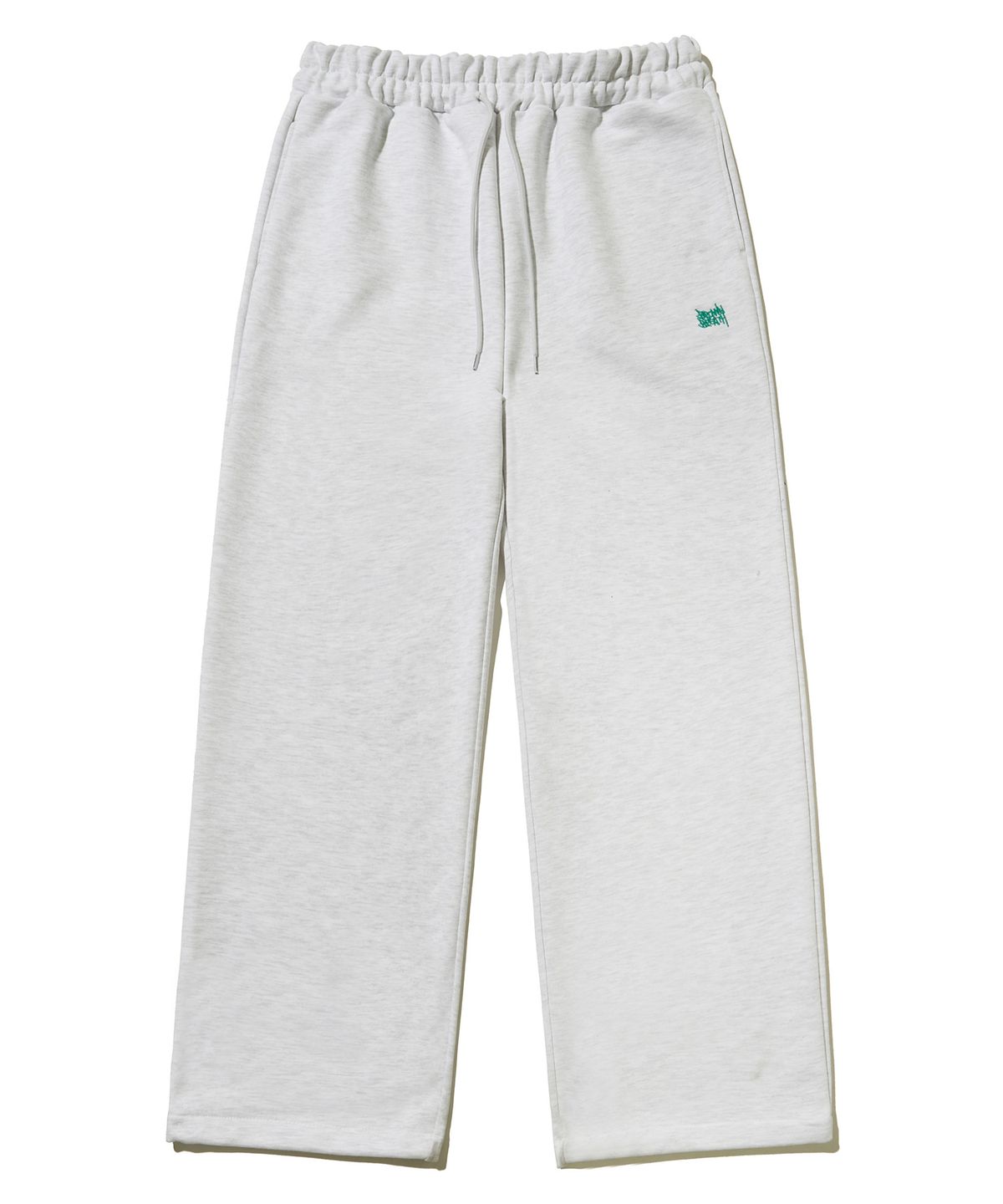 브라운브레스(BROWNBREATH) BB TAG WIDE FIT SWEAT PANTS - ASH