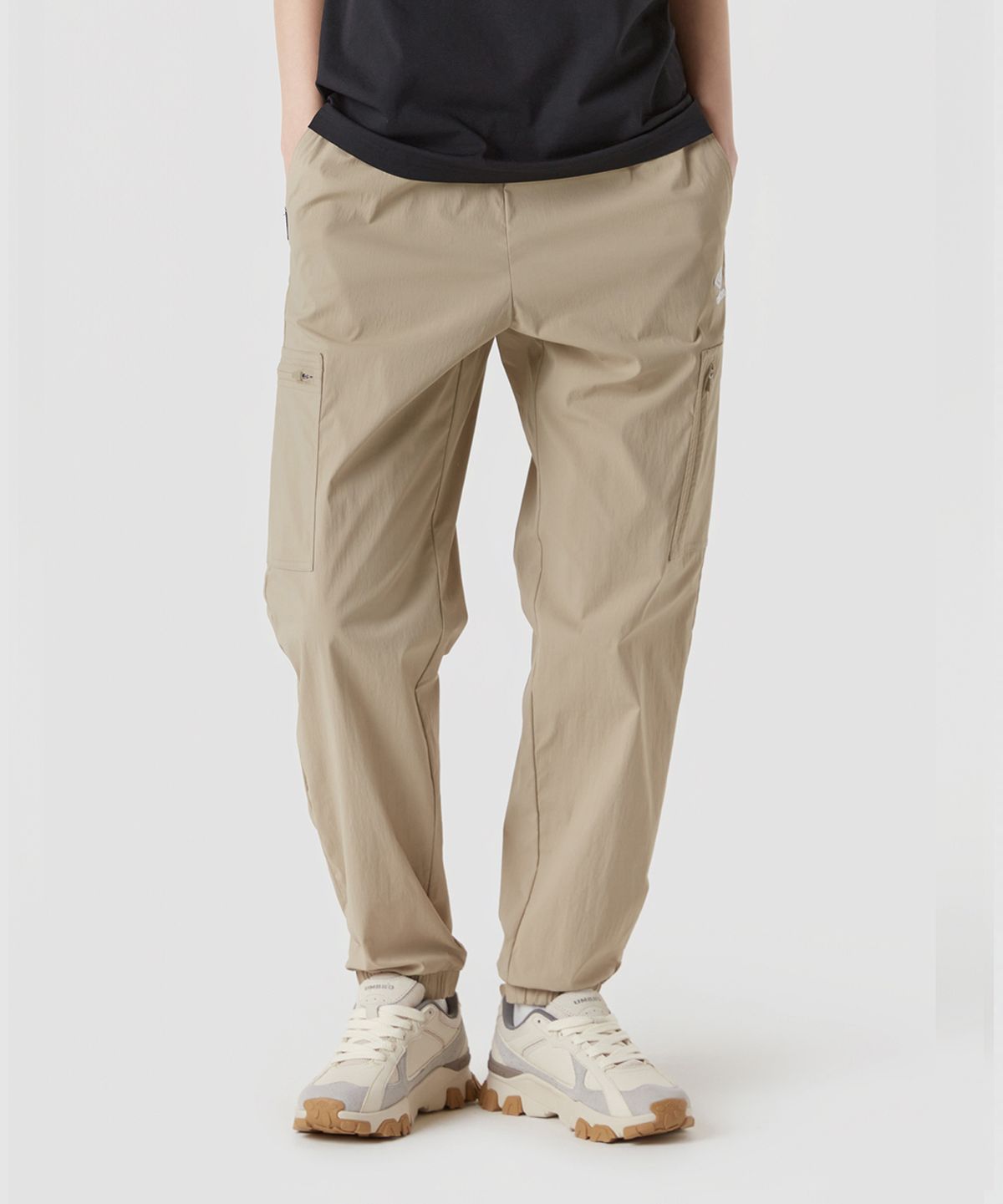 엄브로(UMBRO) 캐주얼 스판 카고 조거 팬츠 베이지(UQ123CPT24)