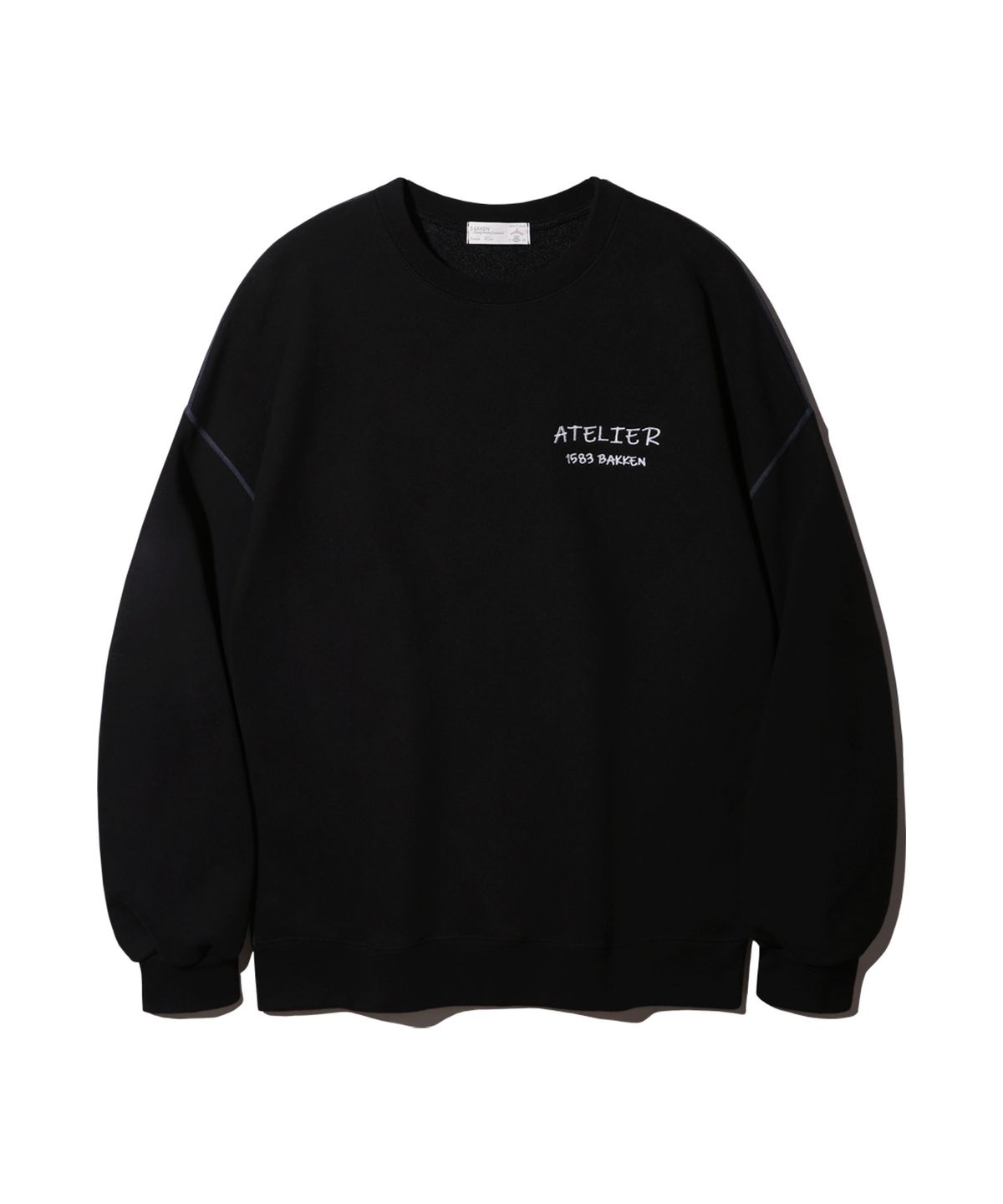 바켄(BAKKEN) ATELIER 스웨트셔츠 BK5961_블랙
