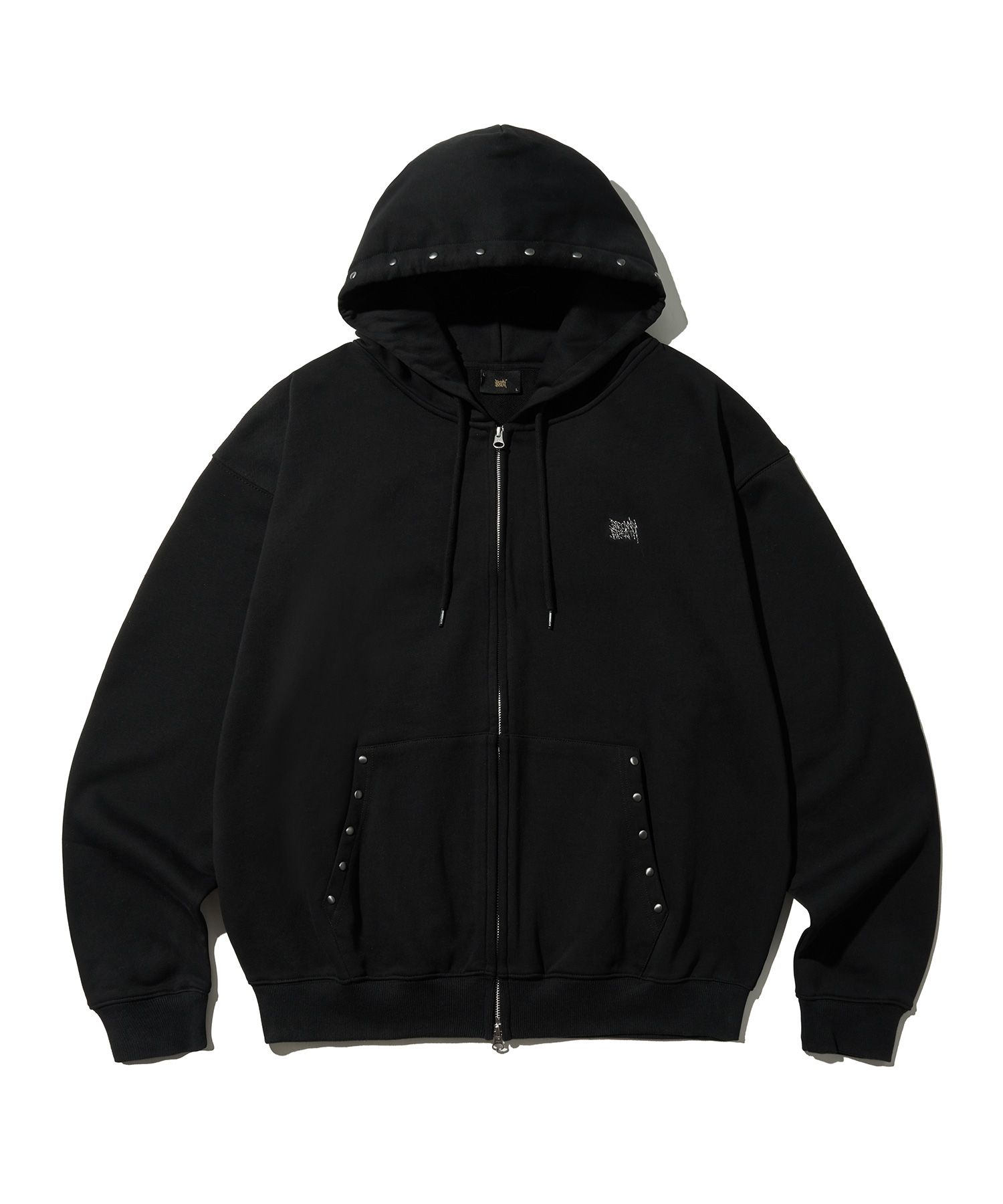 ★BROWNBREATH★ MERGE BB STUD HOOD ZIP UP IVORY MUSINSA | BROWNBREATH MERGE BB STUD HOOD ZIP UP - IVORY