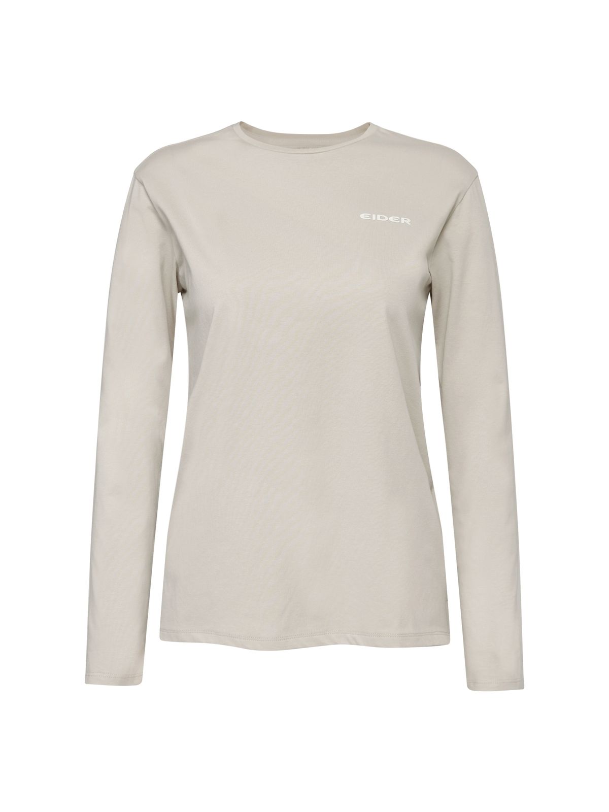아이더(EIDER) LES PRAZ (레 프라) 여성 긴팔 라운드 티셔츠_CREAM BEIGE