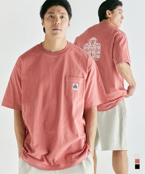 [빅사이즈]BVM 스템프 라벨 포켓 스티치 티셔츠