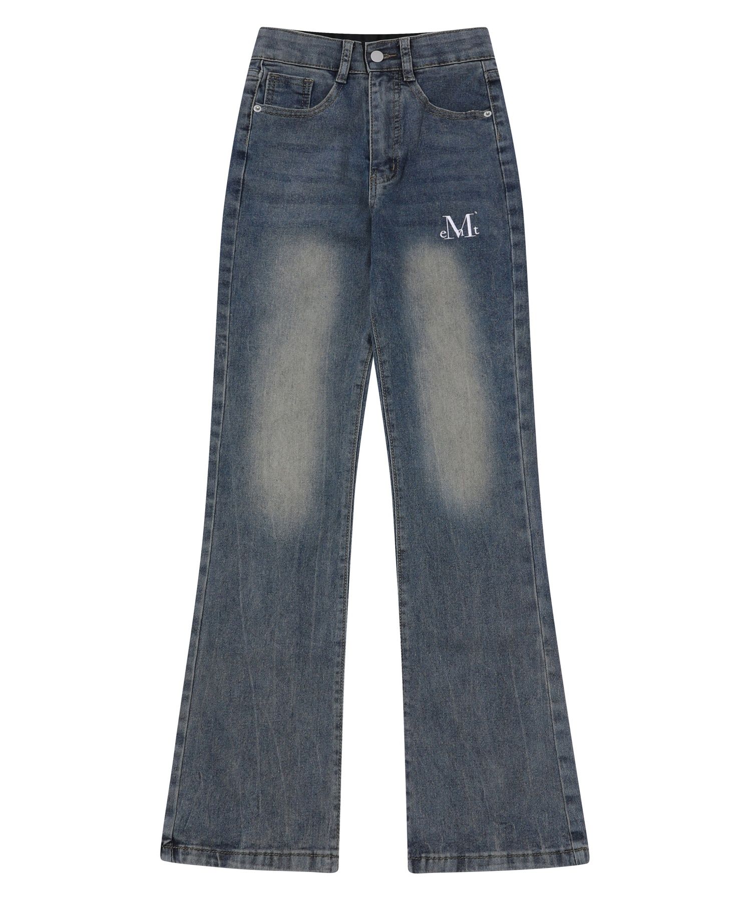 【MUCENT】TIMBER WASHING BOOTS CUT DENIM PANTS MUSINSA | MUCENT Timber Wash Bootcut Denim Pants (2 Colors)