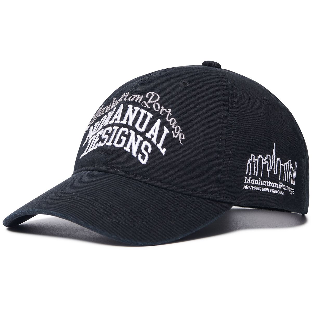 노매뉴얼(NOMANUAL) NM X MP BALL CAP - WASHED BLACK