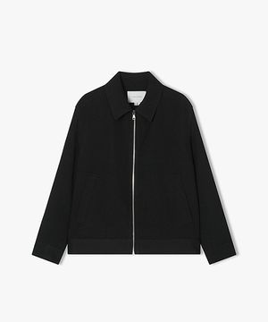 [25SS] LLS22502 블랙 오버핏 집업 트러커 자켓