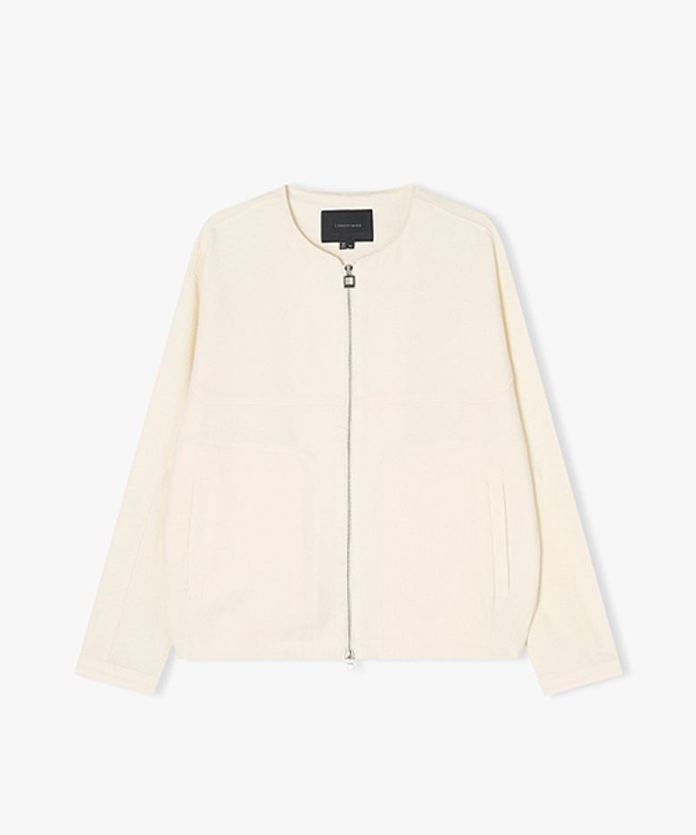 [25SS] LLS32502 크림 칼라리스 집업 자켓