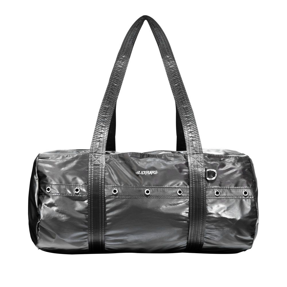 【BLACK PURPLE】NIKI Glossy Duffel Bag MUSINSA | BLACK PURPLE NIKI Glossy Duffel Bag_Black silver
