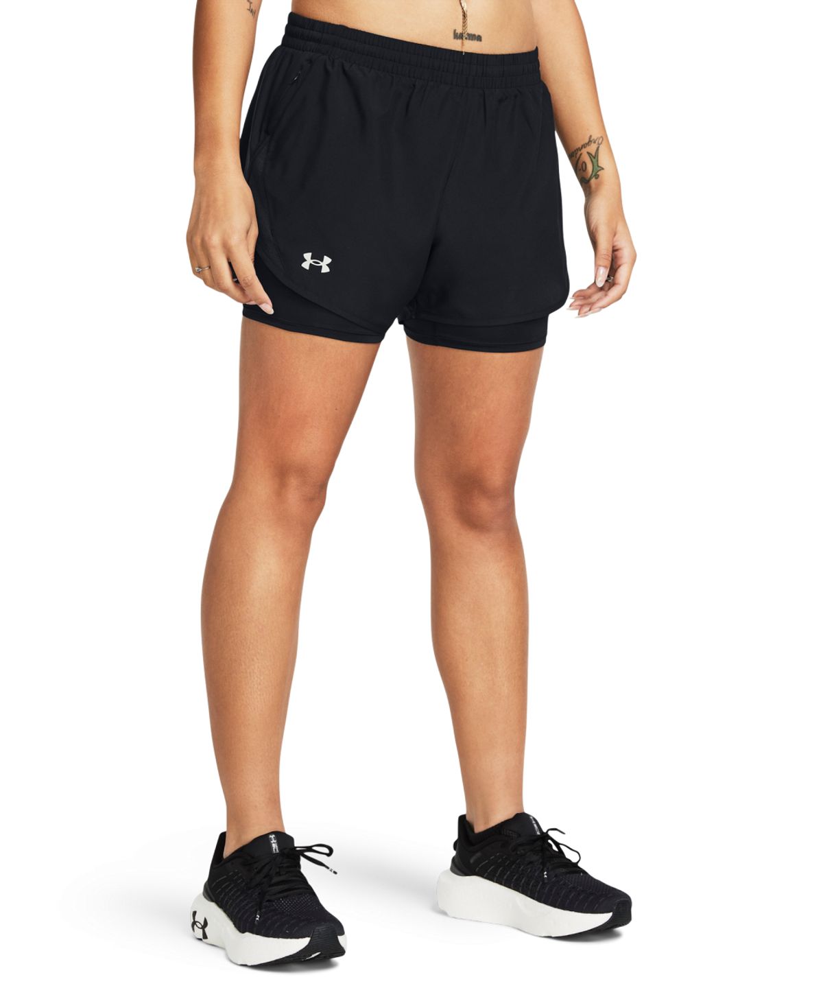 언더아머(UNDERARMOUR) 여성 플라이-바이 투인원 쇼츠 1382440-001
