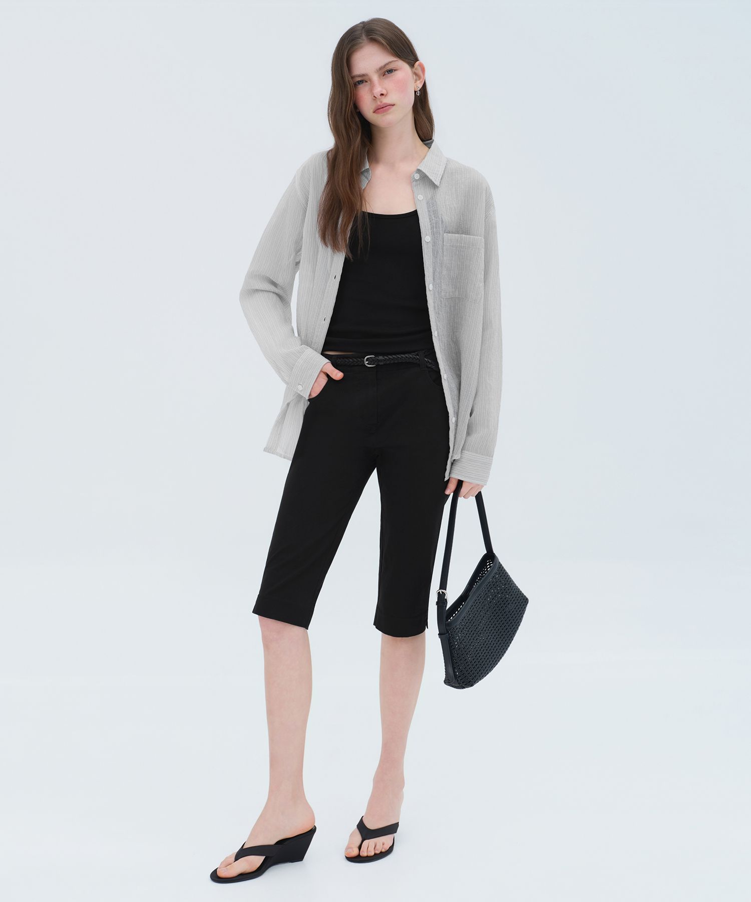 MUSINSA公式 | MUSINSA STANDARD WOMAN ウィメンズコットンカプリ