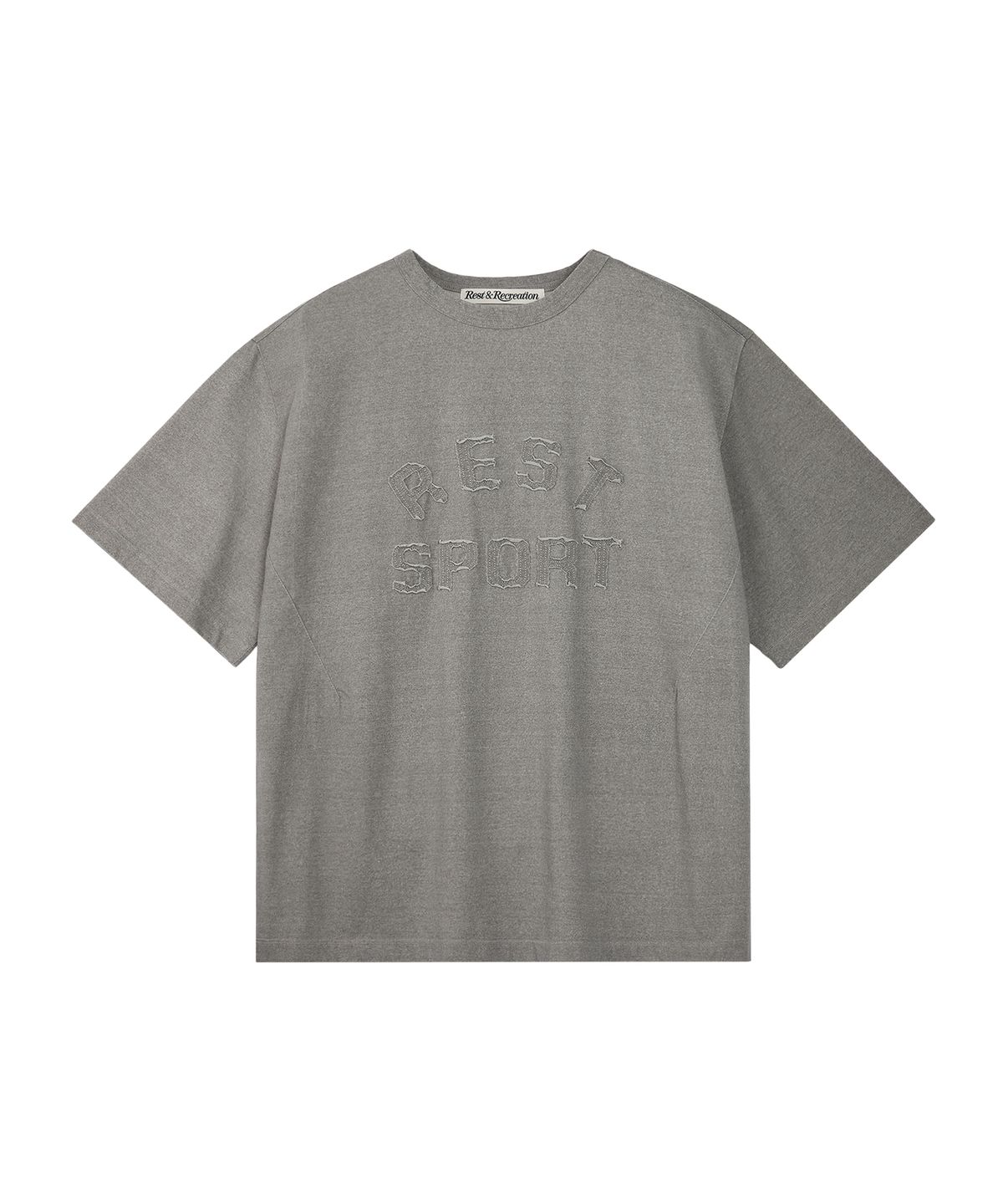 레스트앤레크레이션(REST&RECREATION) RS PIGMENT T-SHIRT - GREY
