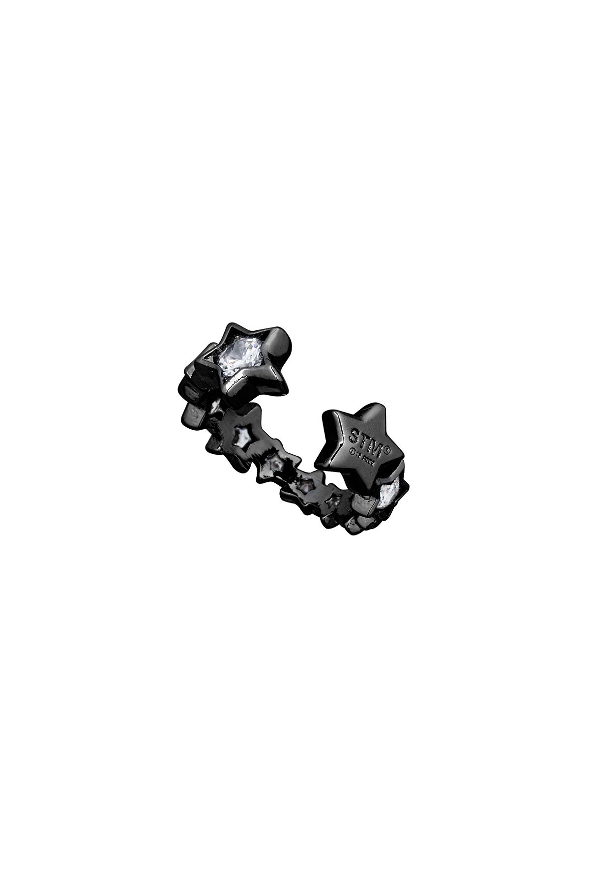 센티멍(SENTIMENTS) NO.559 [BLACK] STAR CUBIC RING