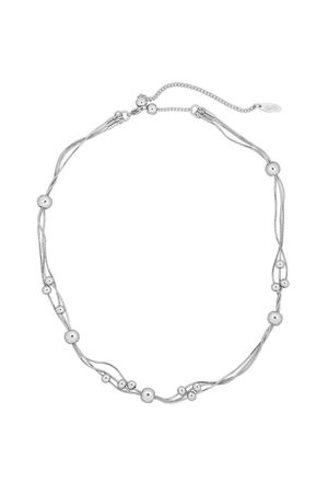 NO.567 [SILVER] BALL MOVEMENT NECKLACE