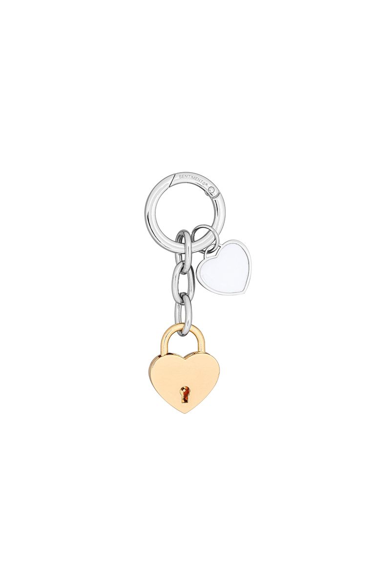 NO.573 [GOLD] HEART LOCK KEY RING