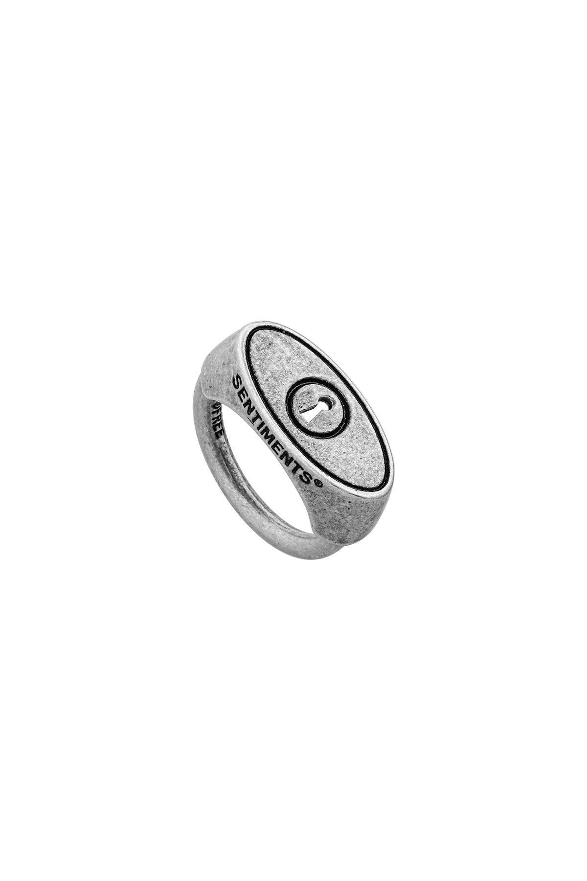 센티멍(SENTIMENTS) NO.577 [BURNISH] ROUND KEY HOLE RING