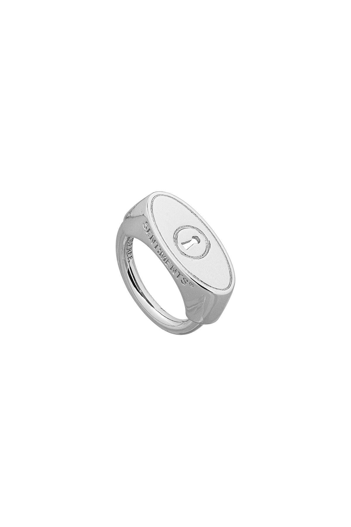 MUSINSA公式 | SENTIMENTS NO.577 [SILVER] ROUND KEY HOLE RING