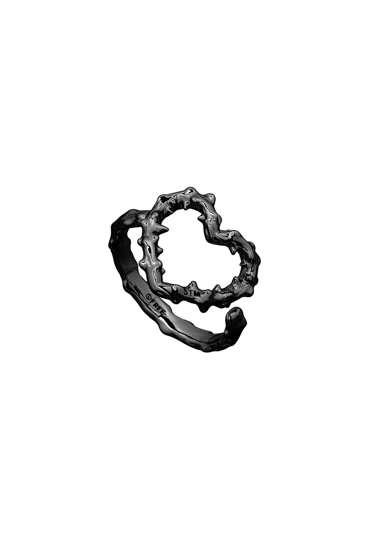 ★SENTIMENTS★ NO.611 [SILVER] SPIKY HEART RING MUSINSA公式 | SENTIMENTS NO.611 [BURNISH] SPIKY HEART RING