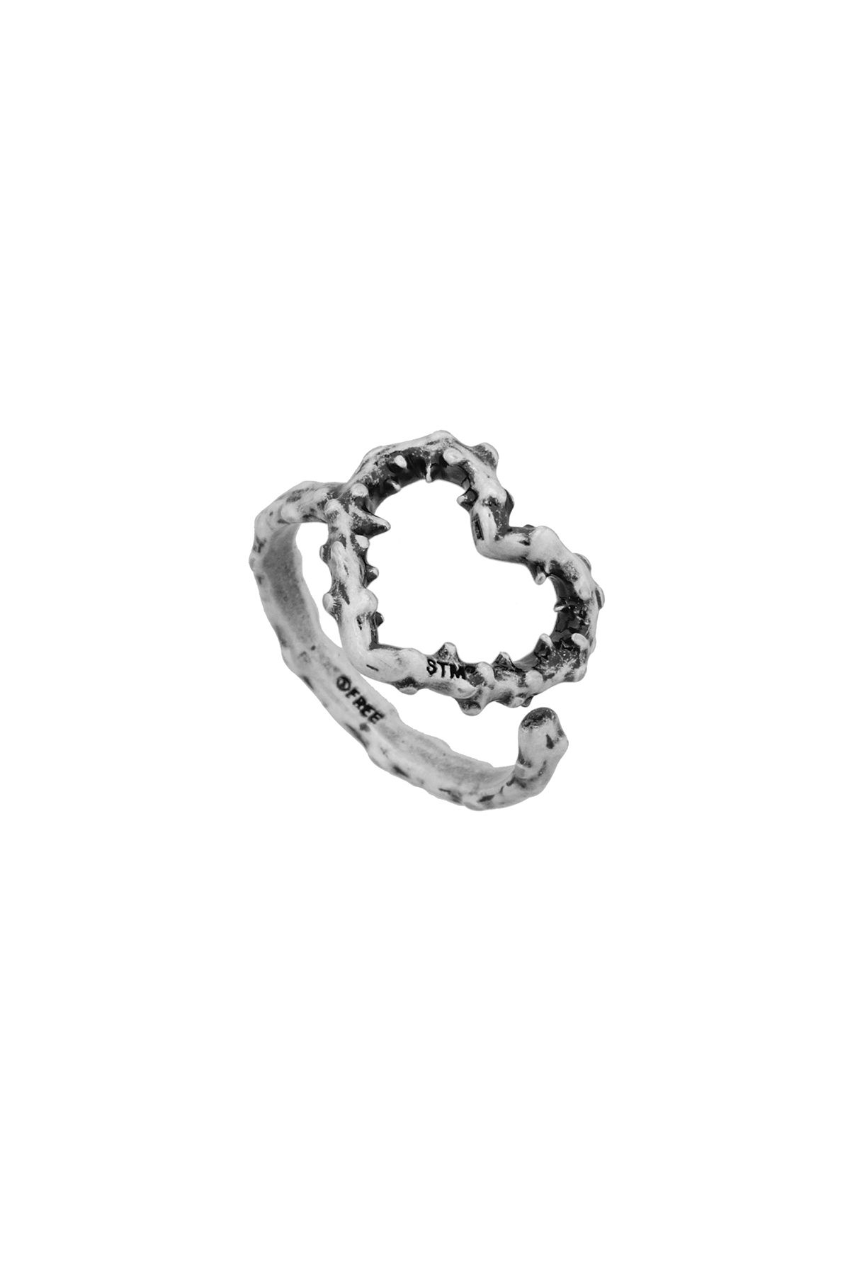 ★SENTIMENTS★ NO.611 [SILVER] SPIKY HEART RING MUSINSA公式 | SENTIMENTS NO.611 [BURNISH] SPIKY HEART RING