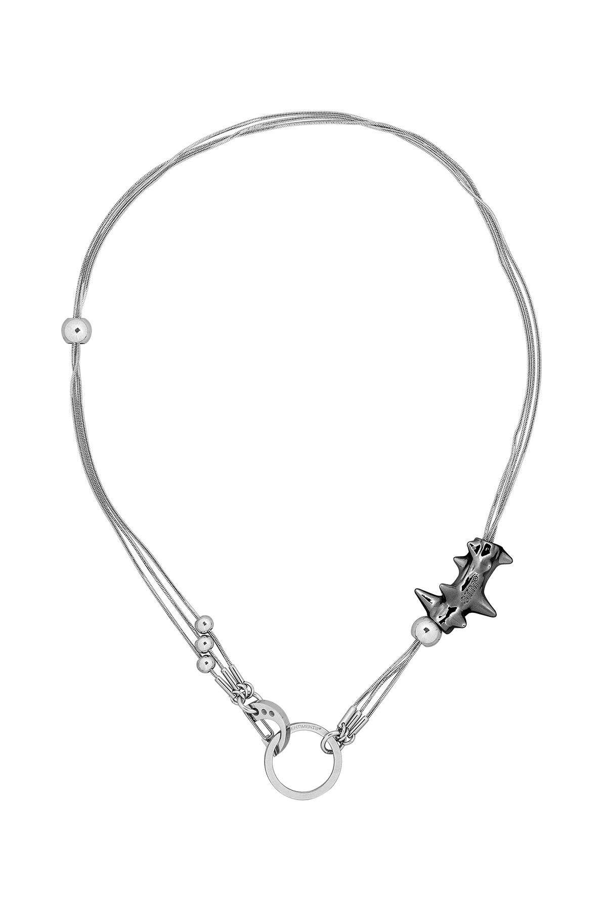 ★SENTIMENTS★ NO.622 [BLACK] NECKLACE MUSINSA | SENTIMENTS NO.622 [BLACK] NECKLACE