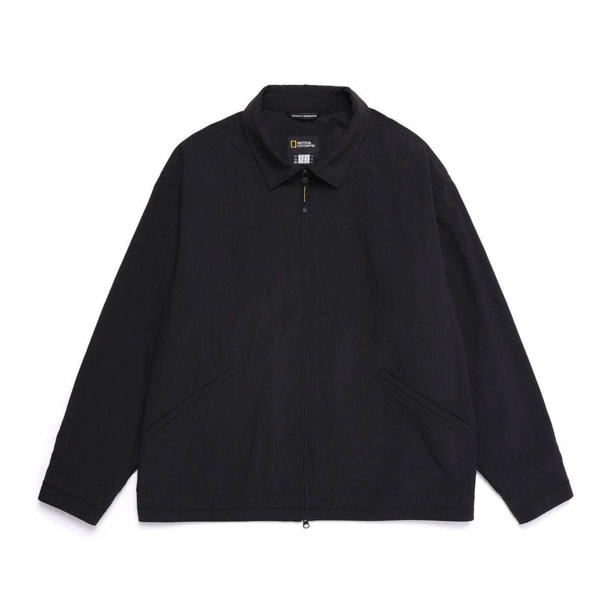 내셔널지오그래픽(NATIONALGEOGRAPHIC) N251MJP050 마르테스 나일론 카라 점퍼 CARBON BLACK