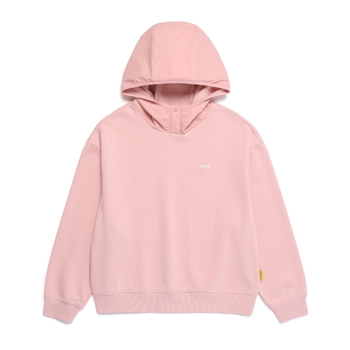 내셔널지오그래픽(NATIONALGEOGRAPHIC) N251WHD080 여성 하이브리드 세미오버핏 후드티셔츠 DARK PEACH