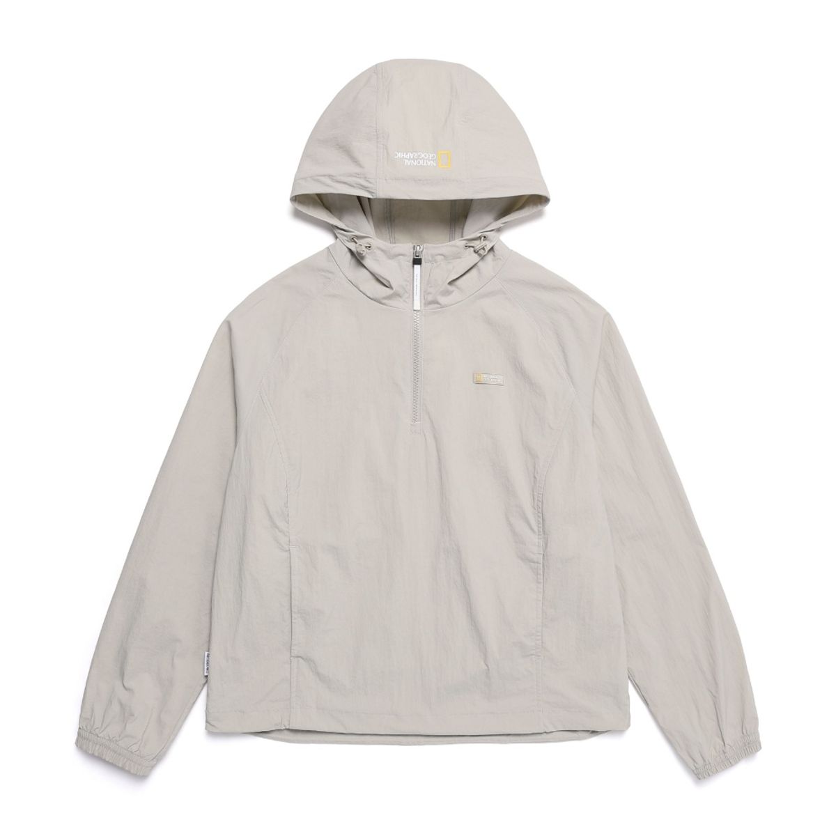 내셔널지오그래픽(NATIONALGEOGRAPHIC) N251WFT084 여성 시그너스 우븐 후드 아노락 MOURNING BEIGE