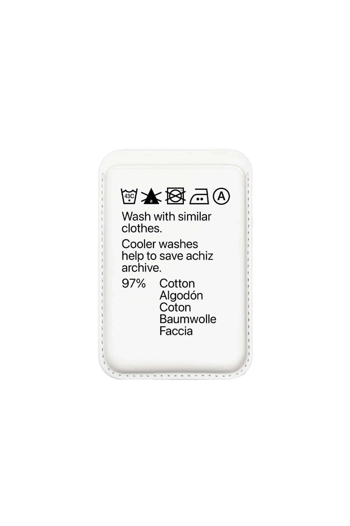 에이치제트 아카이브(ACHIZ ARCHIVE) wash archive MagSafe 지갑