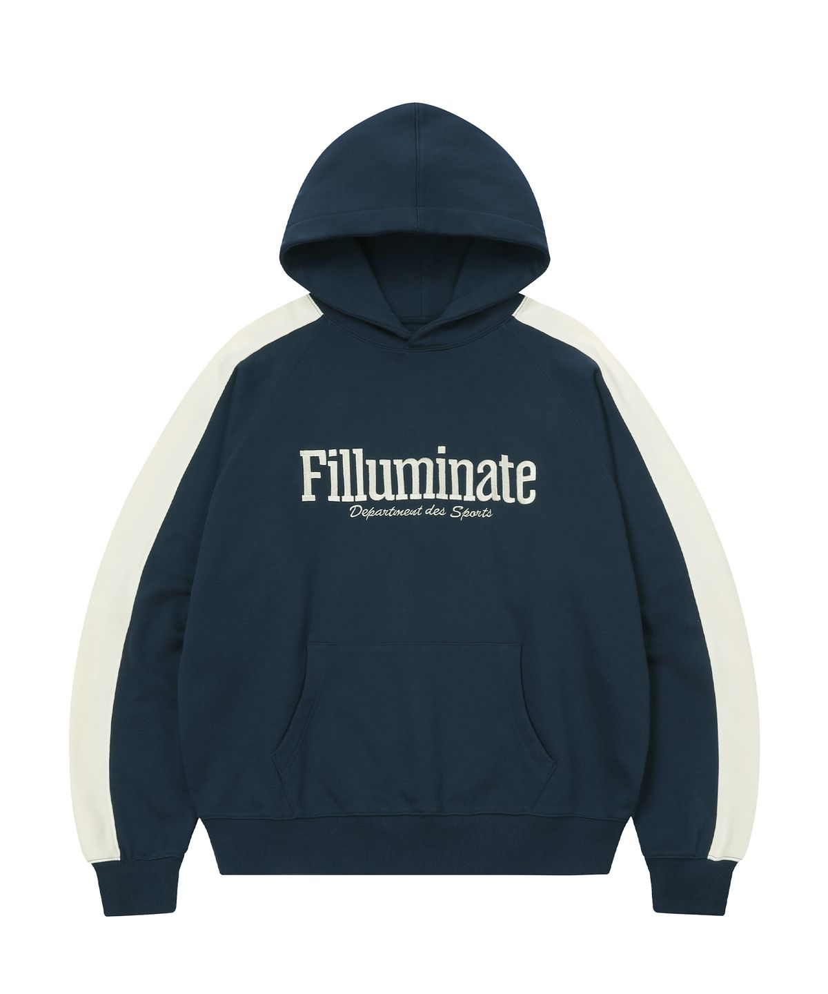 필루미네이트(FILLUMINATE) 스포츠 블럭 후디-네이비