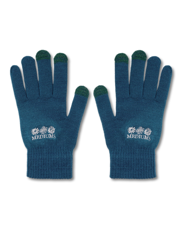 Sunflower Logo Gloves - Teal (해바라기 로고 장갑)