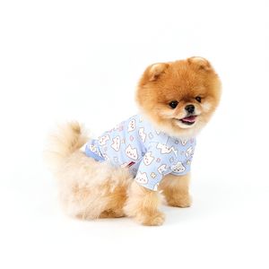 [키니키니X어프어프]CHICHI FACE TSHIRT-LIGHT BLUE(반팔티)