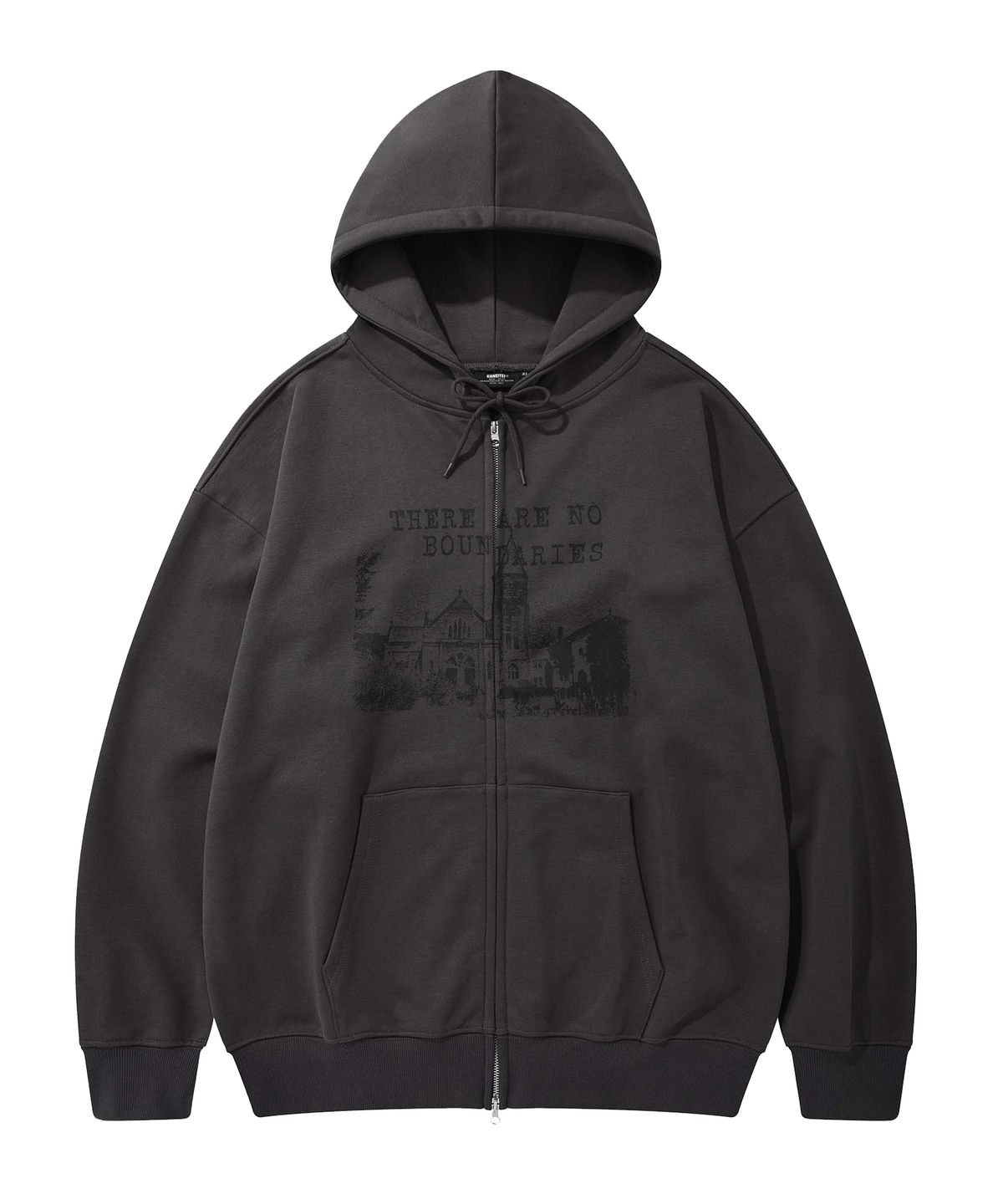 카네이테이(KANEITEI) NO BOUNDARIES HOOD ZIP-UP (CHARCOAL)