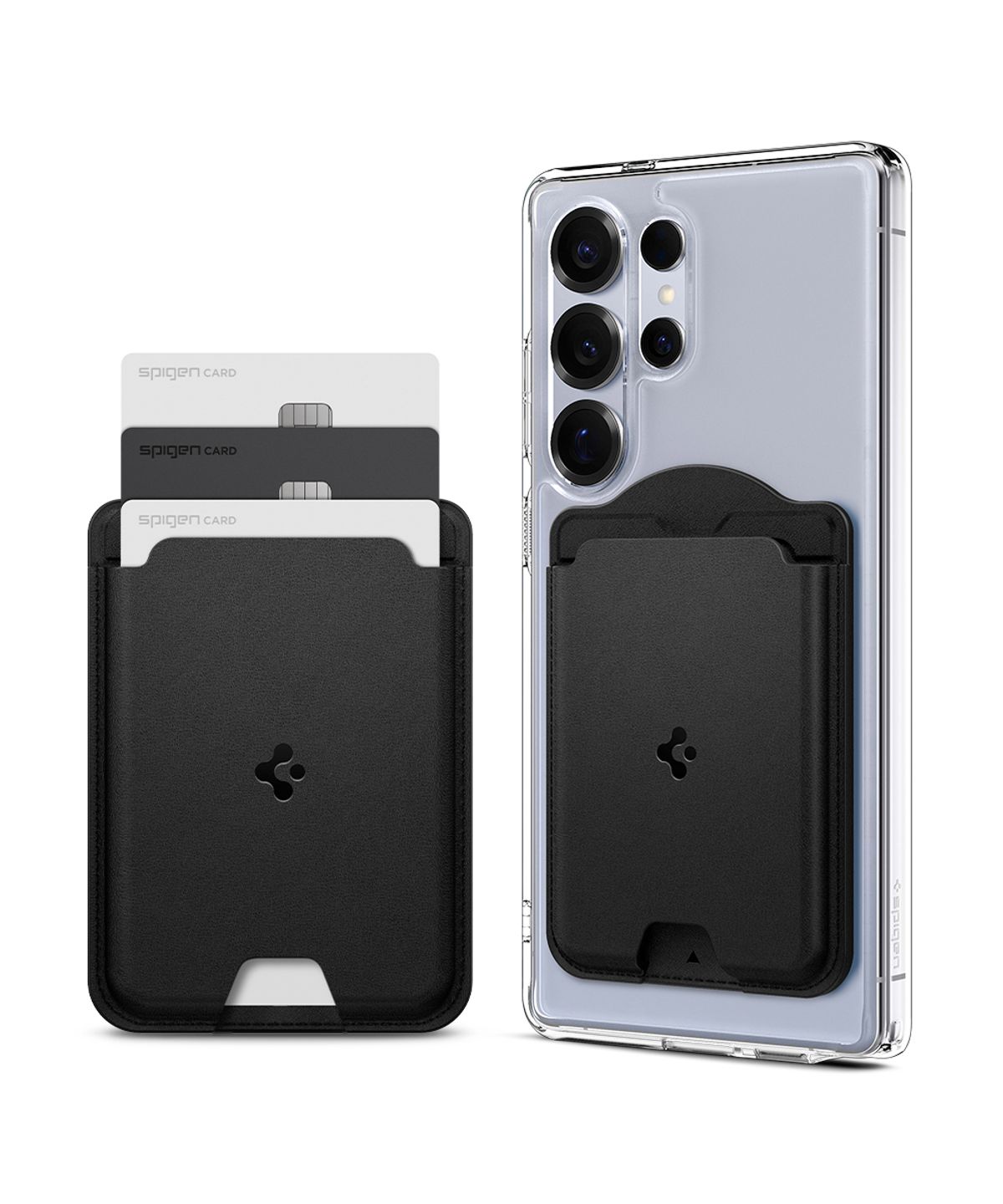 슈피겐(SPIGEN) 갤럭시 호환 맥세이프 3장 가죽 카드 지갑 발렌티누스 맥핏