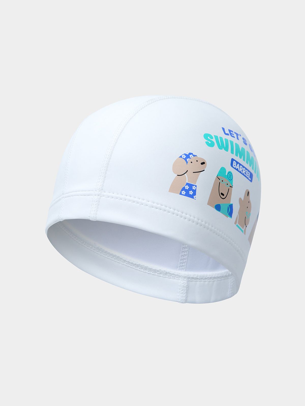 배럴(BARREL) 키즈 퍼피즈 실리텍스 스윔 캡 화이트 (B5SKASC004WHT)