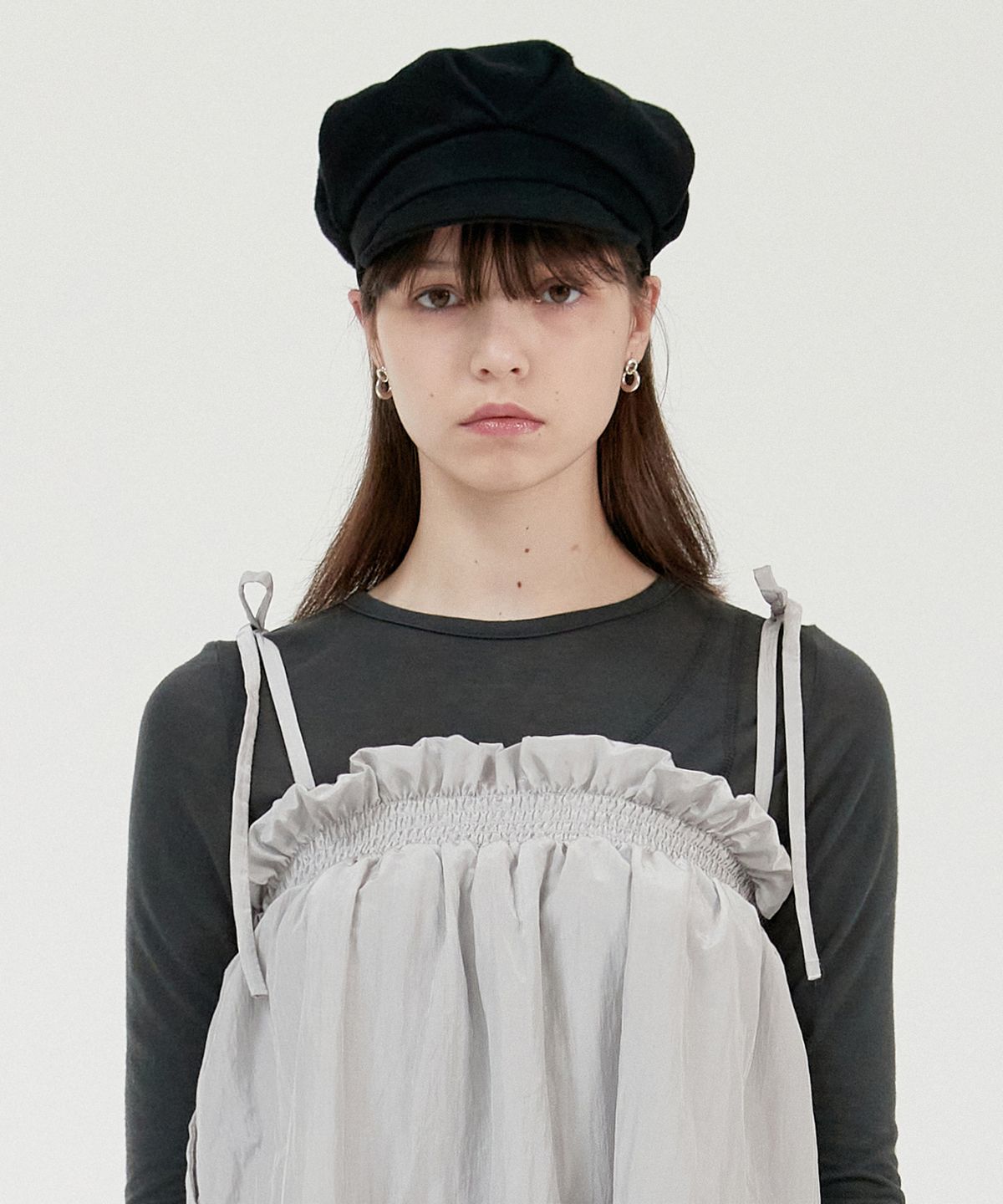 경(GYEONG) Newsboys Cap_Black