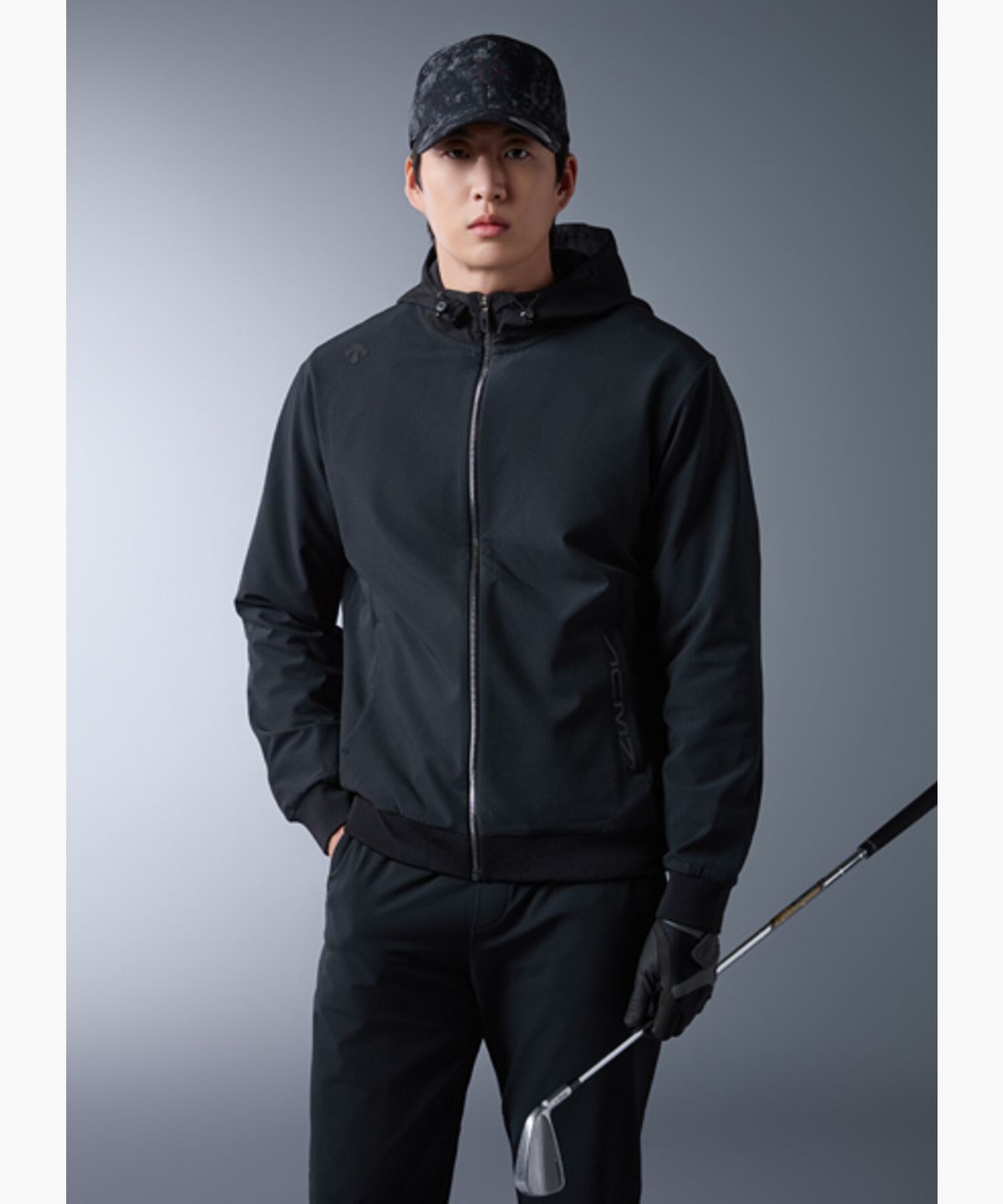 데상트 골프(DESCENTE GOLF) [ACMT] 남성 스톰플리스 후드 점퍼 (DQ12MFBL12)