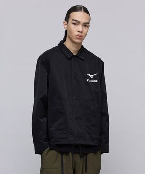 [일꼬르소X미즈노] 필드 코치 자켓 블랙 IEJU5E702BK