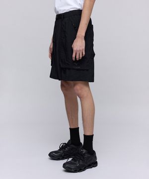 [일꼬르소X미즈노] 커넥션 워크 하프 팬츠 블랙 IEPA5E702BK