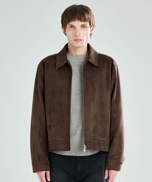 크래프트 스웨이드 자켓 다크브라운