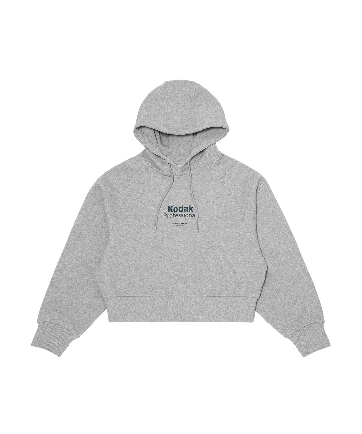 코닥(KODAK) 메일러 그래픽 후드티셔츠 우먼 MELANGE GREY