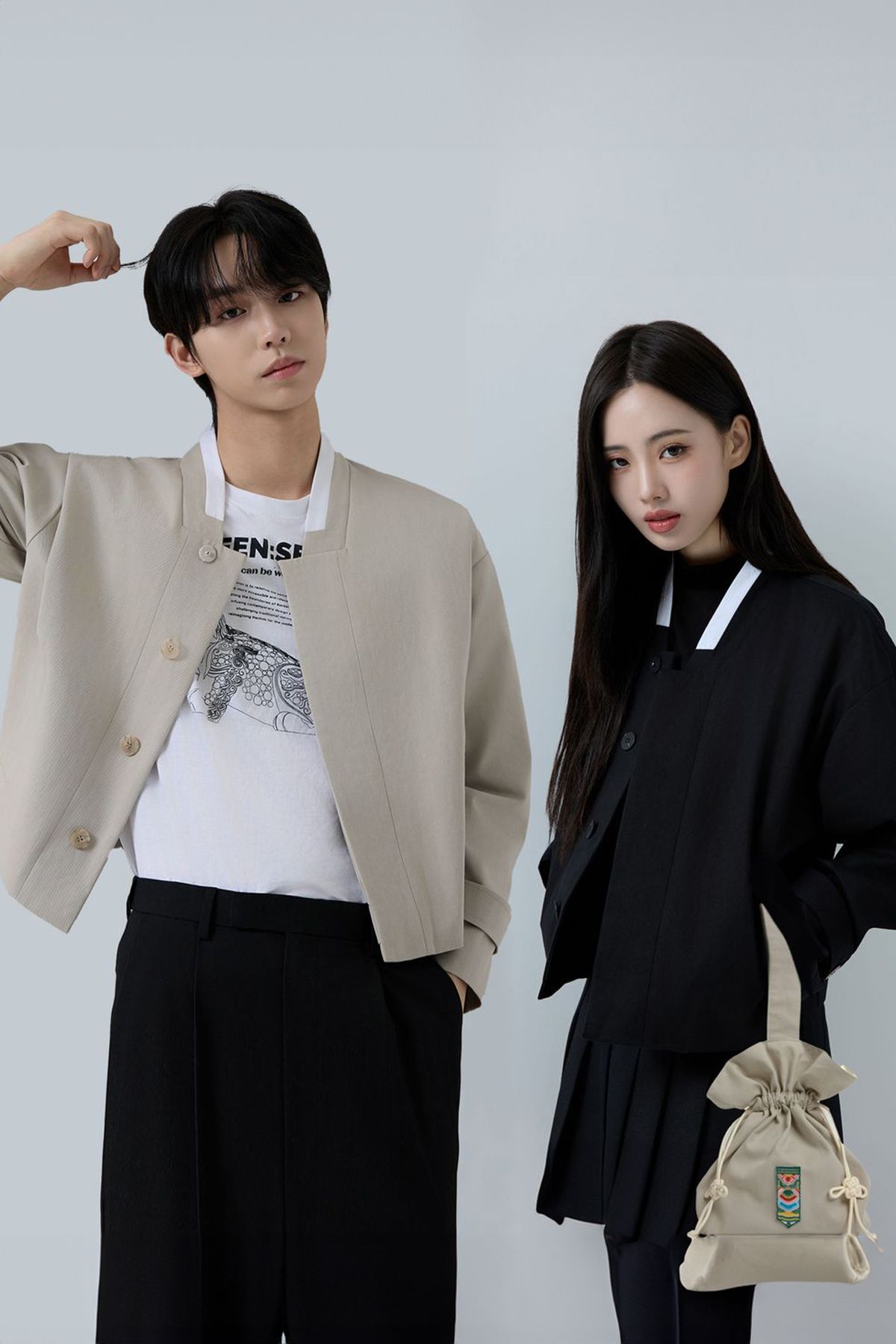 신서울(SHEENSEOUL) 맞깃 저고리 재킷