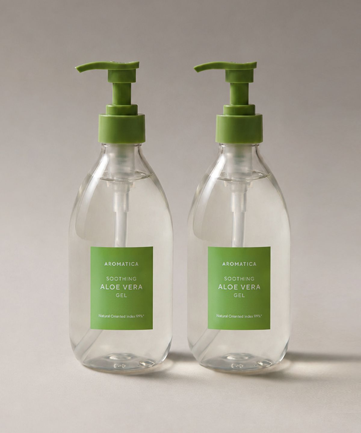 아로마티카(AROMATICA) 수딩 알로에 베라 젤 2개 (500ML+500ML)