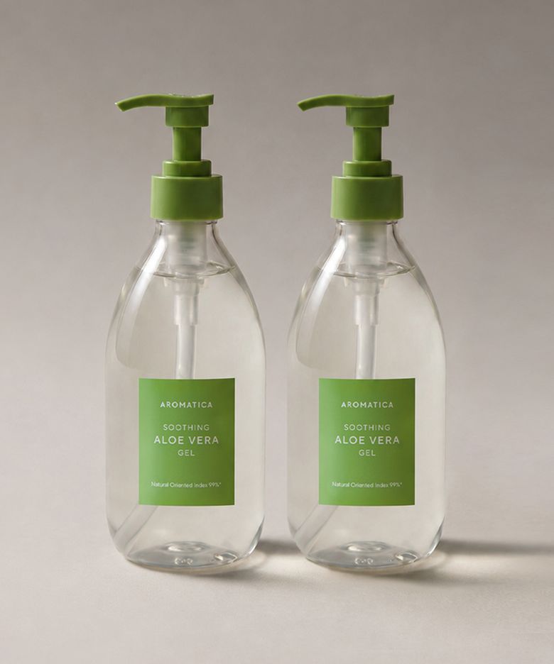 수딩 알로에 베라 젤 2개 (500ML+500ML)